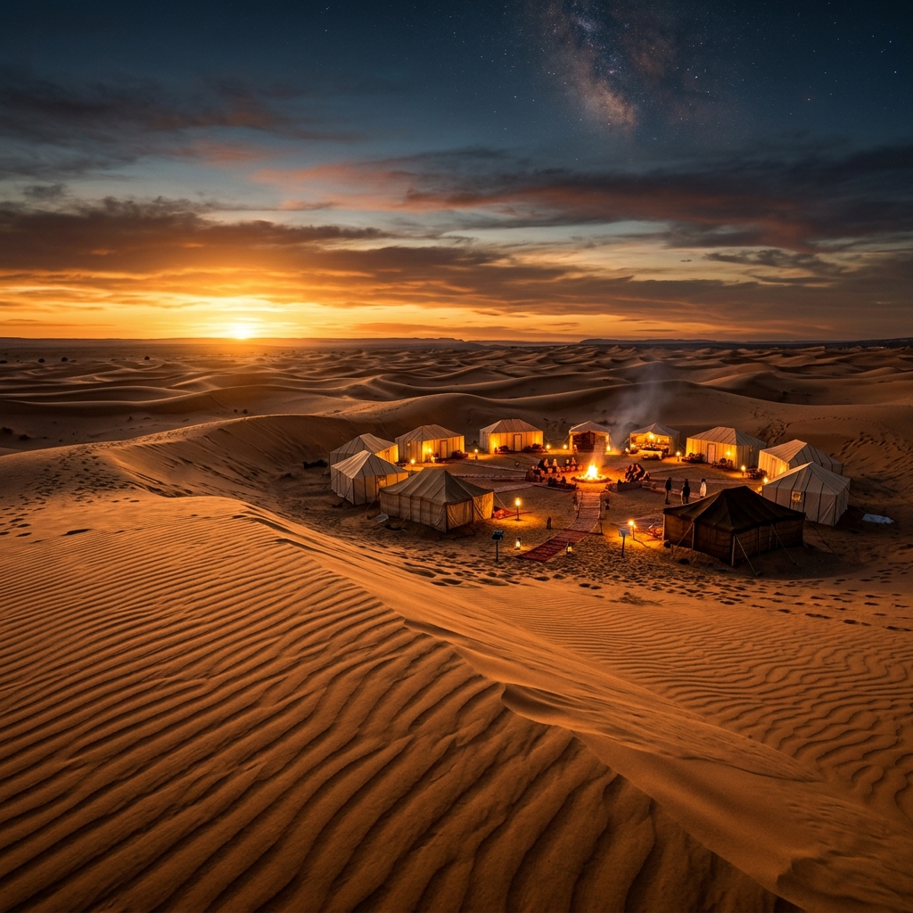 Sahara Sunset Dunes
